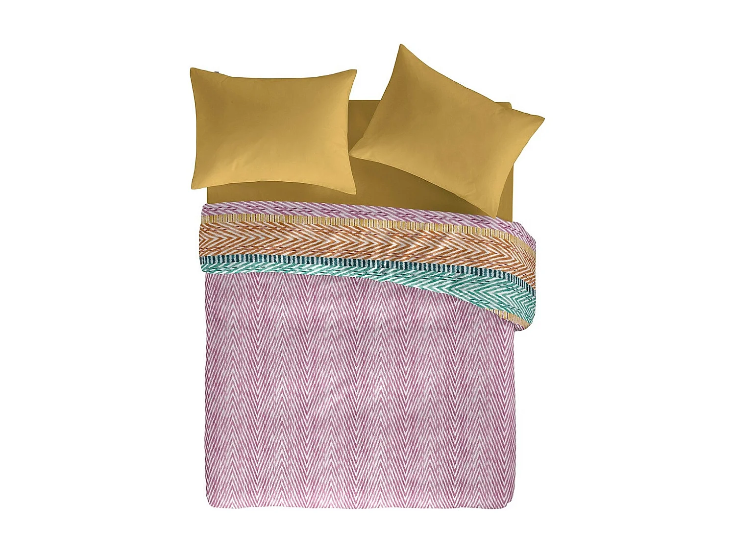 Naf Naf ADDISON Housse de couette réversible multicolore 200x200 cm