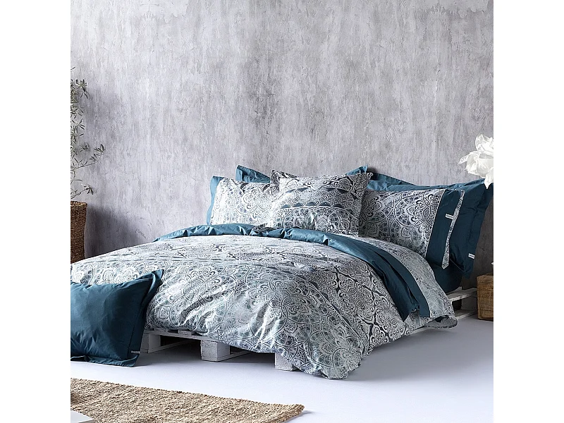 Copripiumino Guy Laroche Alain petrolio