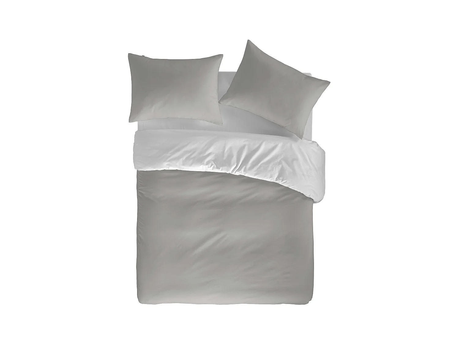 Dekbedovertrek Naf Naf Casual grijs 140x200 cm