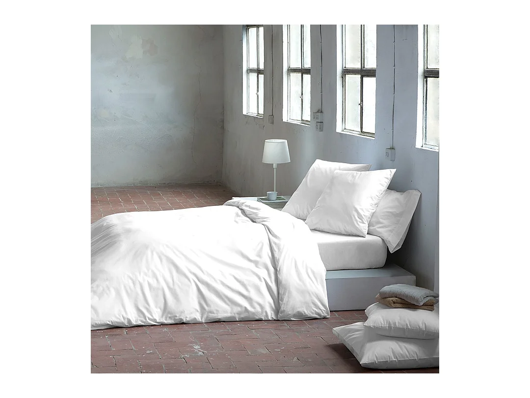 Housse de couette Guy Laroche Blanc pur 200x200 cm