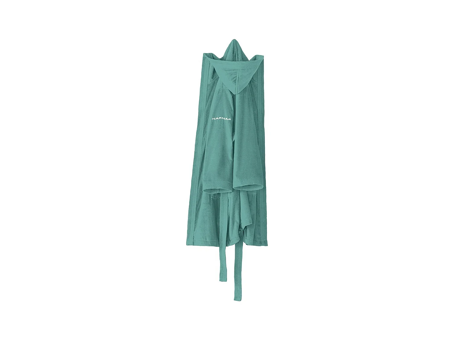 Peignoir Naf Naf en velours aux couleurs aigue-marine L - XL