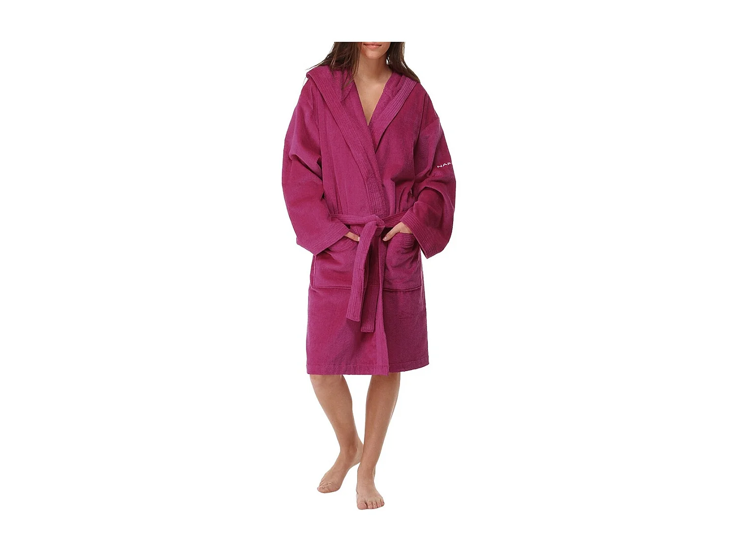 Naf Naf Peignoir en velours couleurs aubergine L - XL