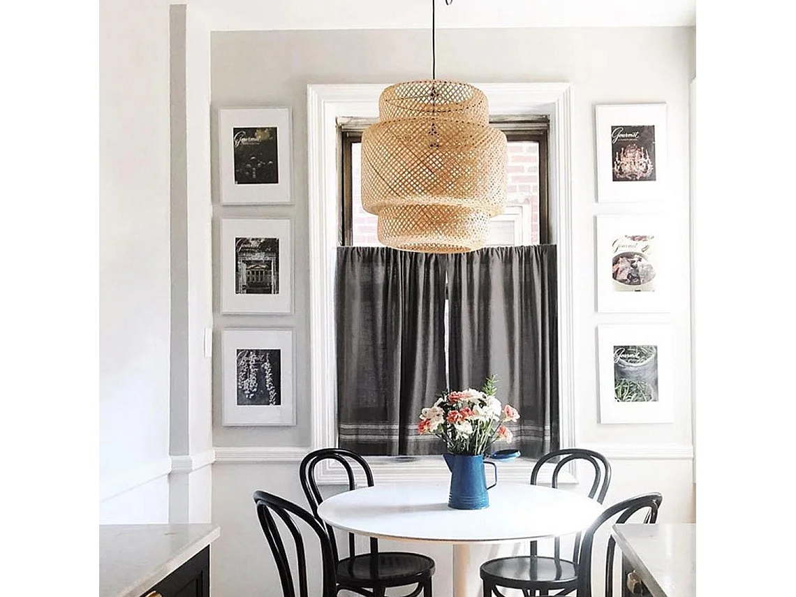 Suspension en bambou  créatives,d35cm x h35cm