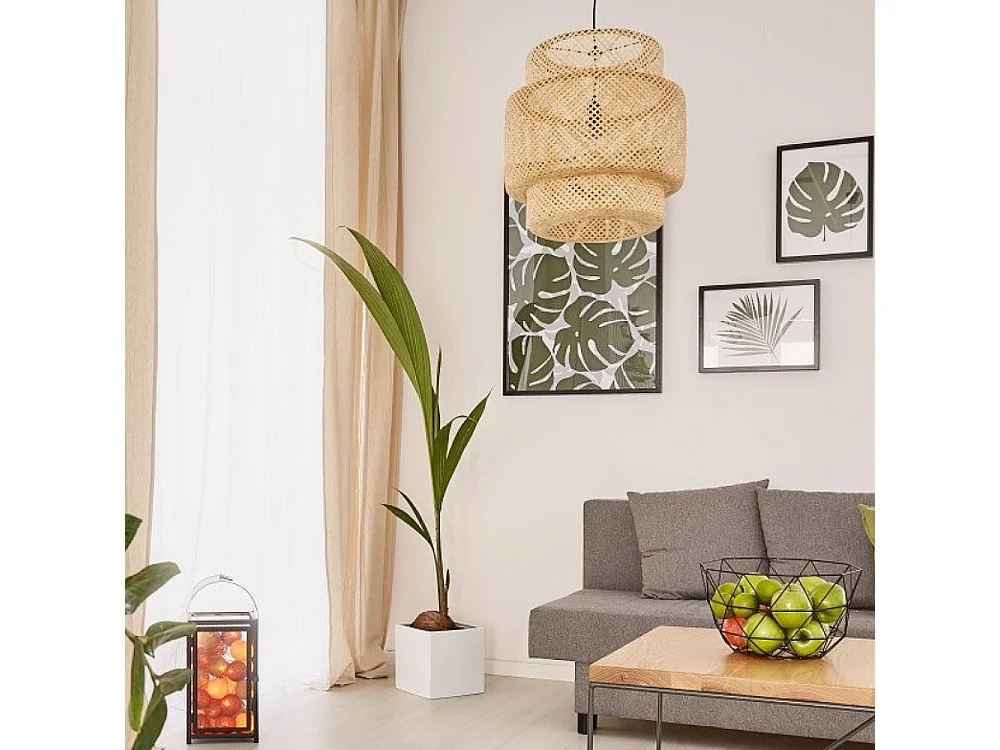 Suspension en bambou  créatives,d35cm x h35cm