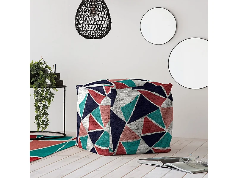 Rodier Adame bladerdeeg 50x50x50 cm veelkleurig