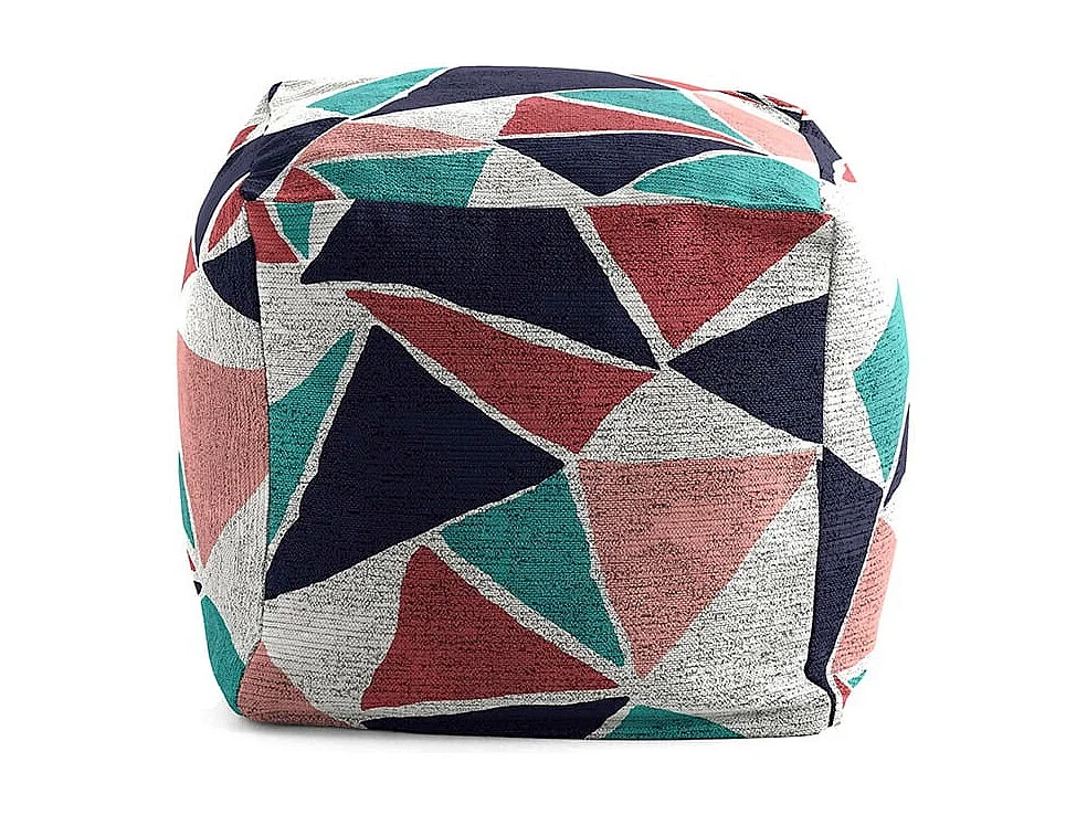 Rodier Adame puff 50x50x50 cm multicolorido