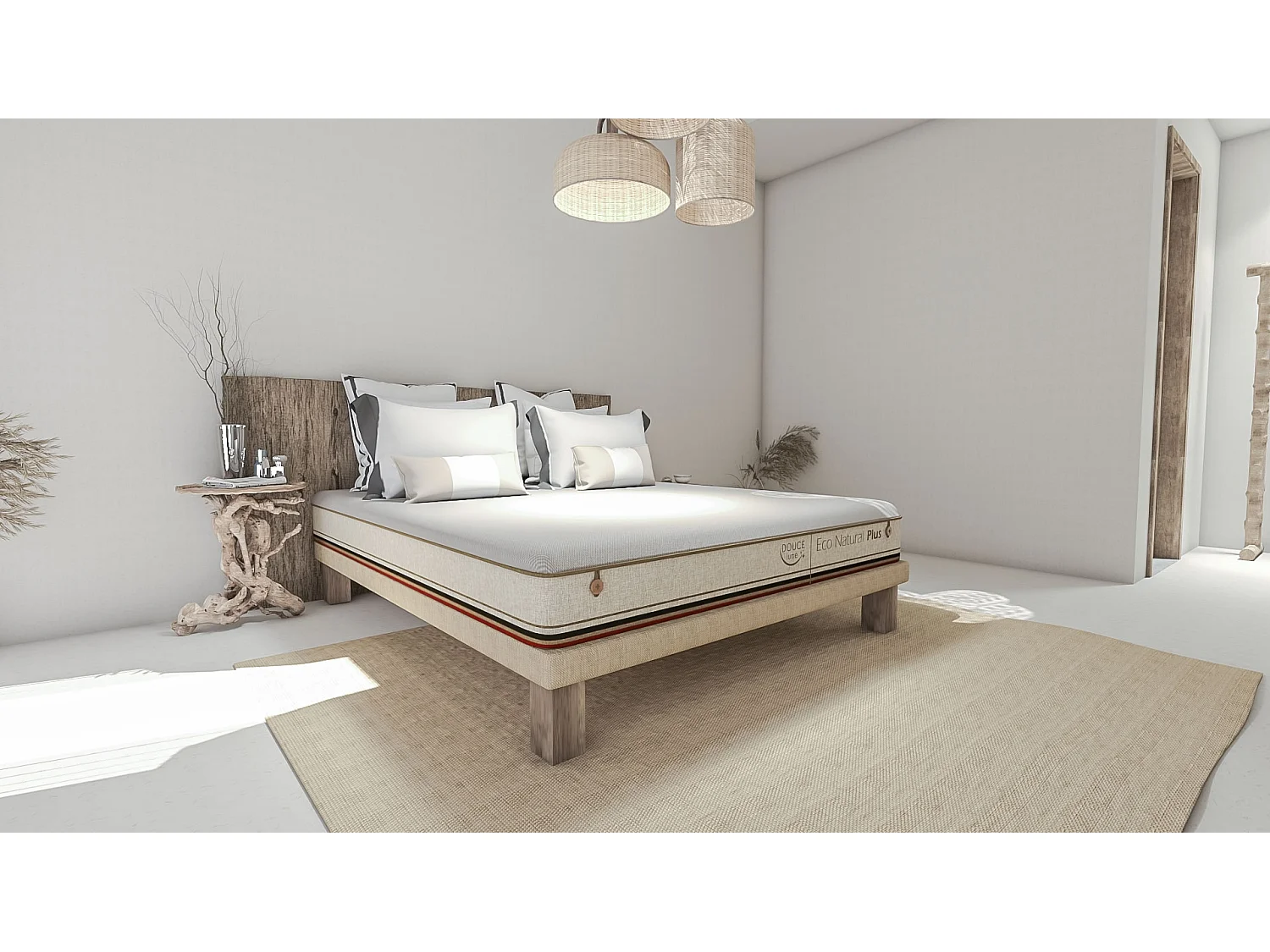 Rodier Adame puff 50x50x50 cm multicolorido