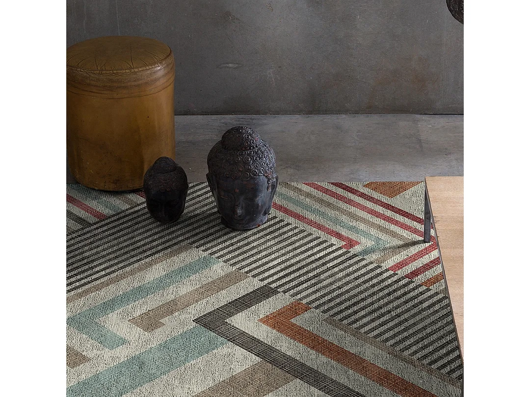 Tapis Rodier Blok multicolore 120x170 cm