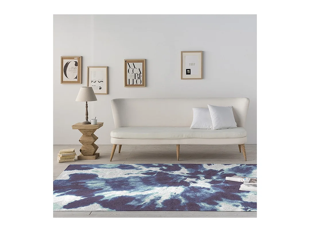 Veelkleurig Rodier Azuri vloerkleed 120x170 cm