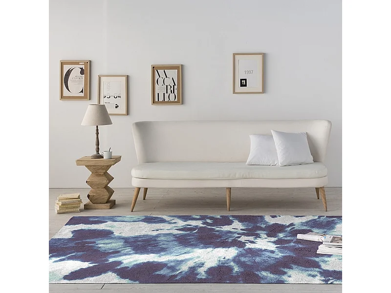 Veelkleurig Rodier Azuri vloerkleed 120x170 cm