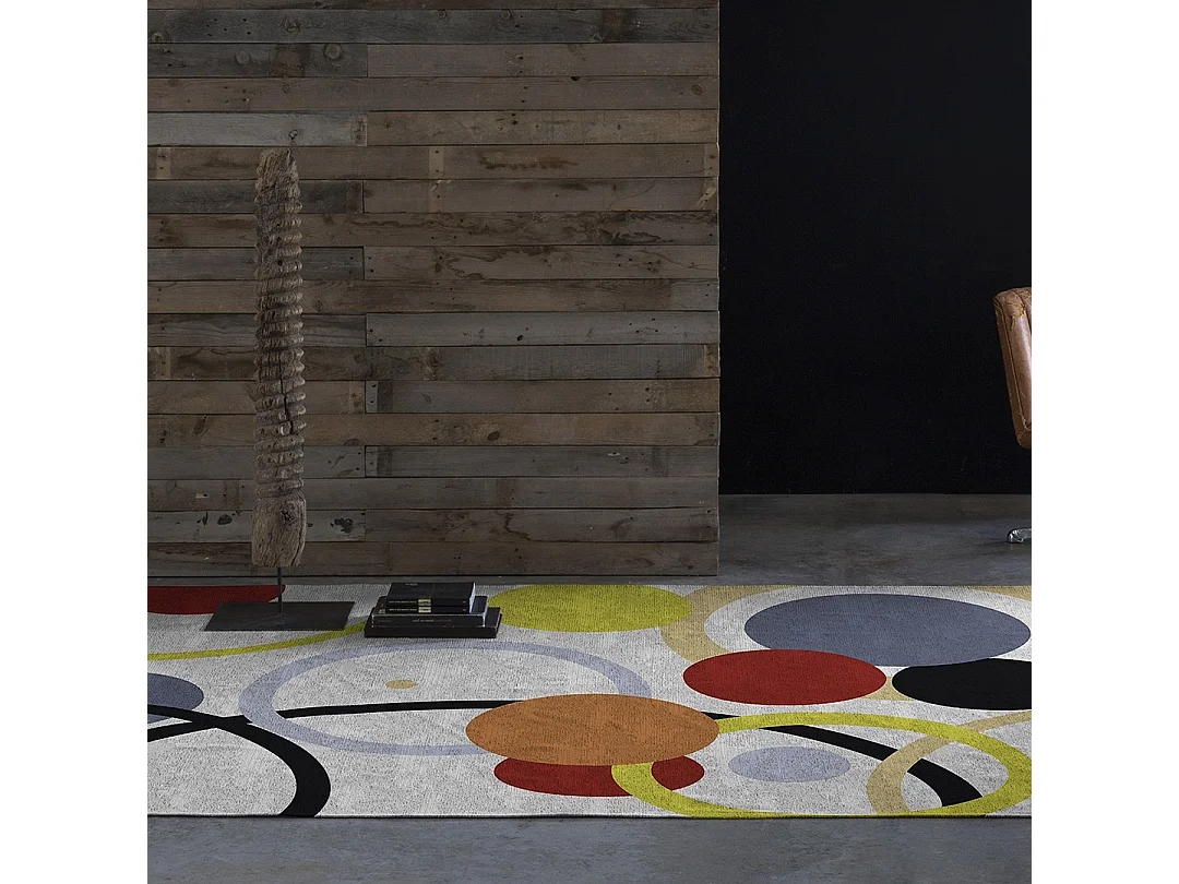 Veelkleurig Rodier Solei-tapijt 120x170 cm