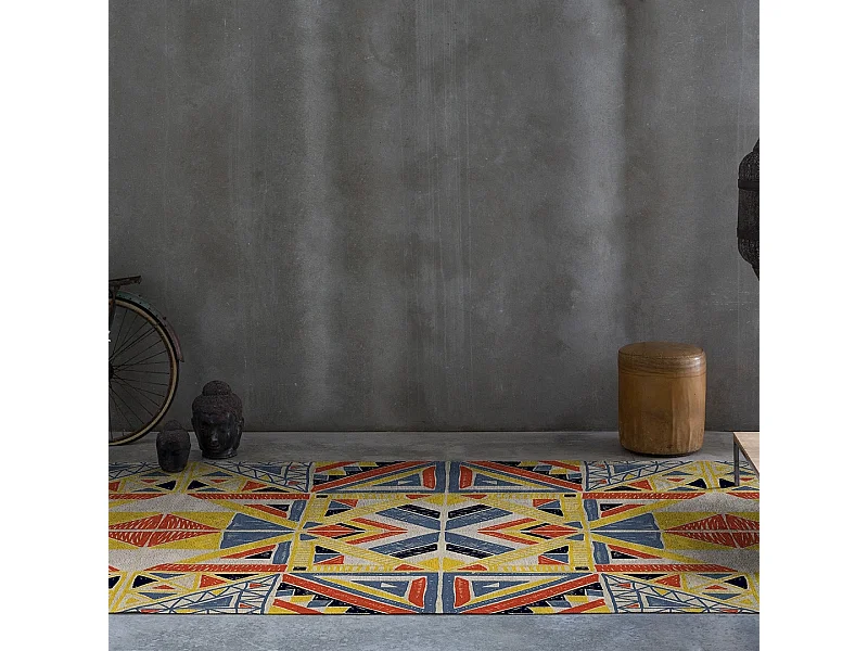 Tapis Rodier Tensival trival multicolore 160x230 cm