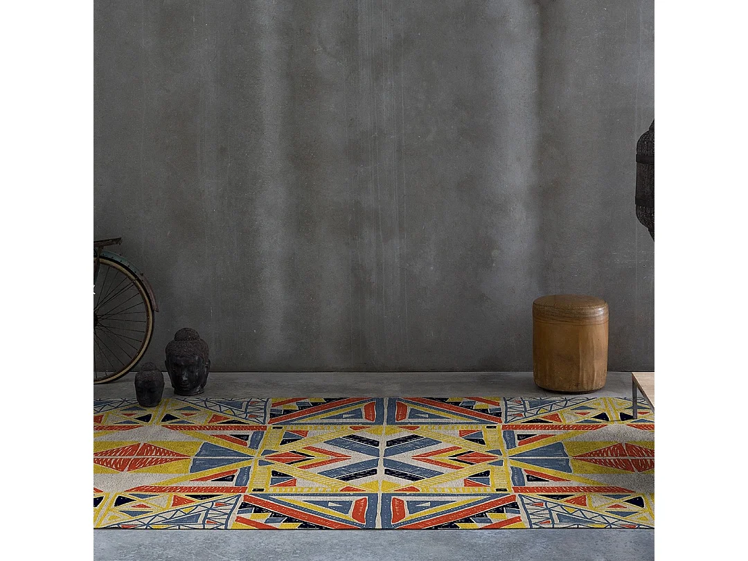 Tapis Rodier Tensival trival multicolore 160x230 cm