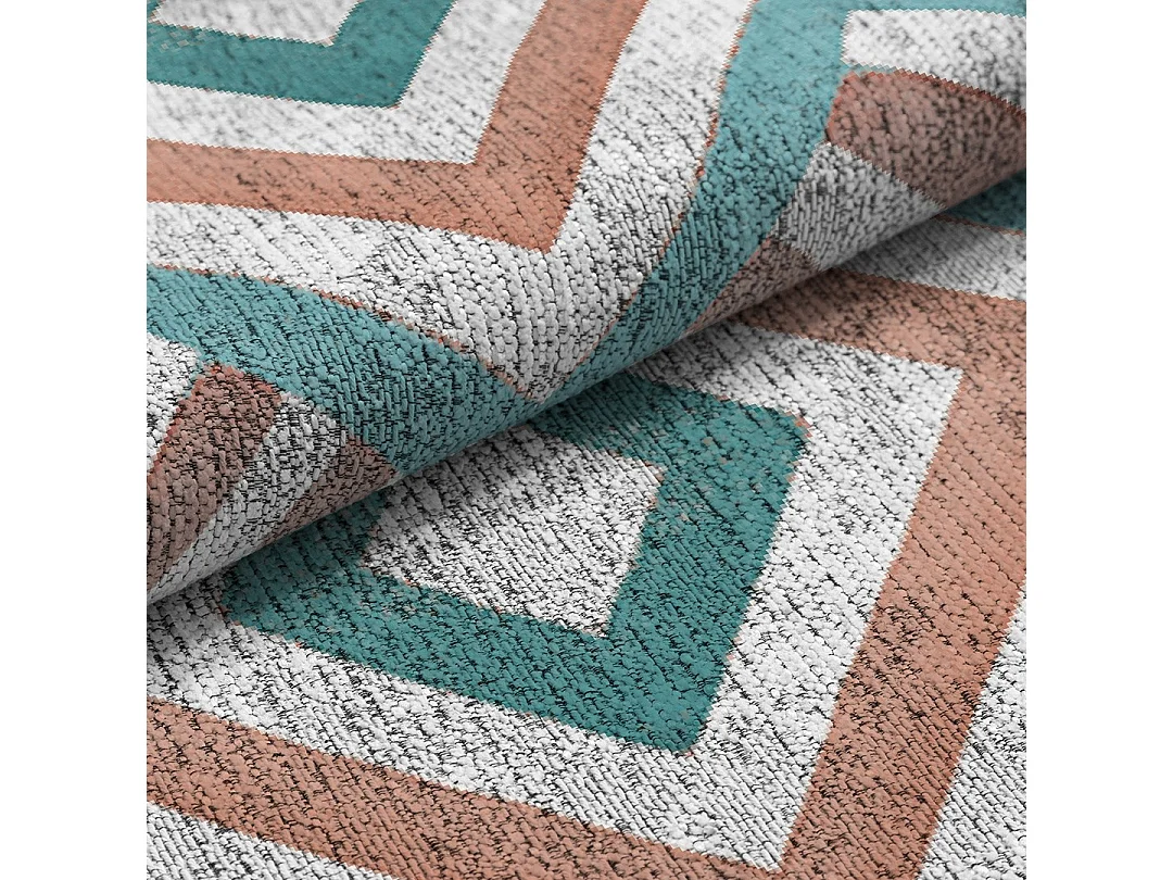 Veelkleurig Rodier Tihua-tapijt 80x150 cm