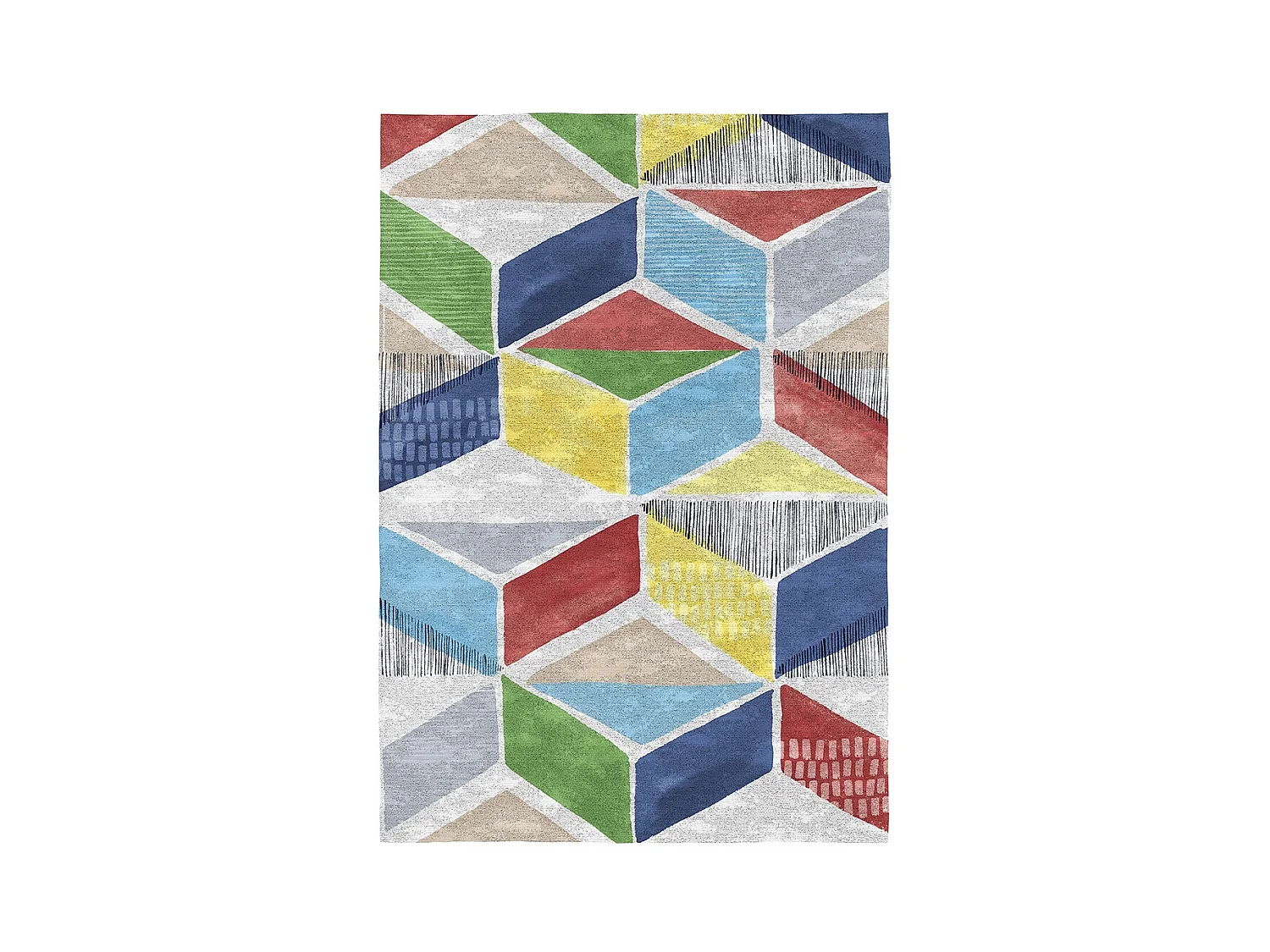 Tapis multicolore Rodier Alika 120x170 cm