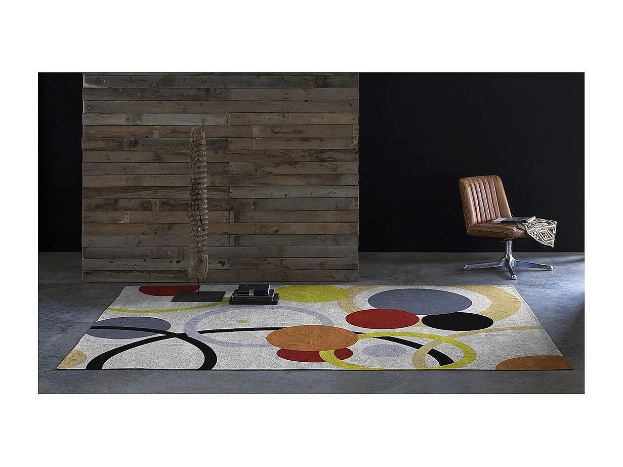 Veelkleurig Rodier Solei-tapijt 160x230 cm