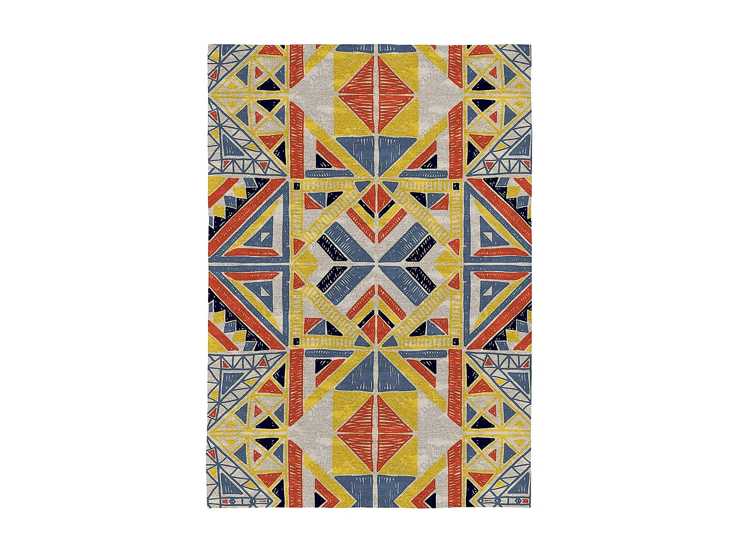 Tapis Rodier Tensival trival multicolore 120x170 cm