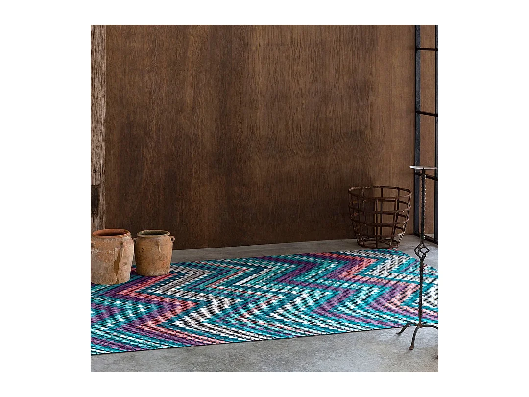 Tapis tricoté multicolore Naf Naf 120x170 cm
