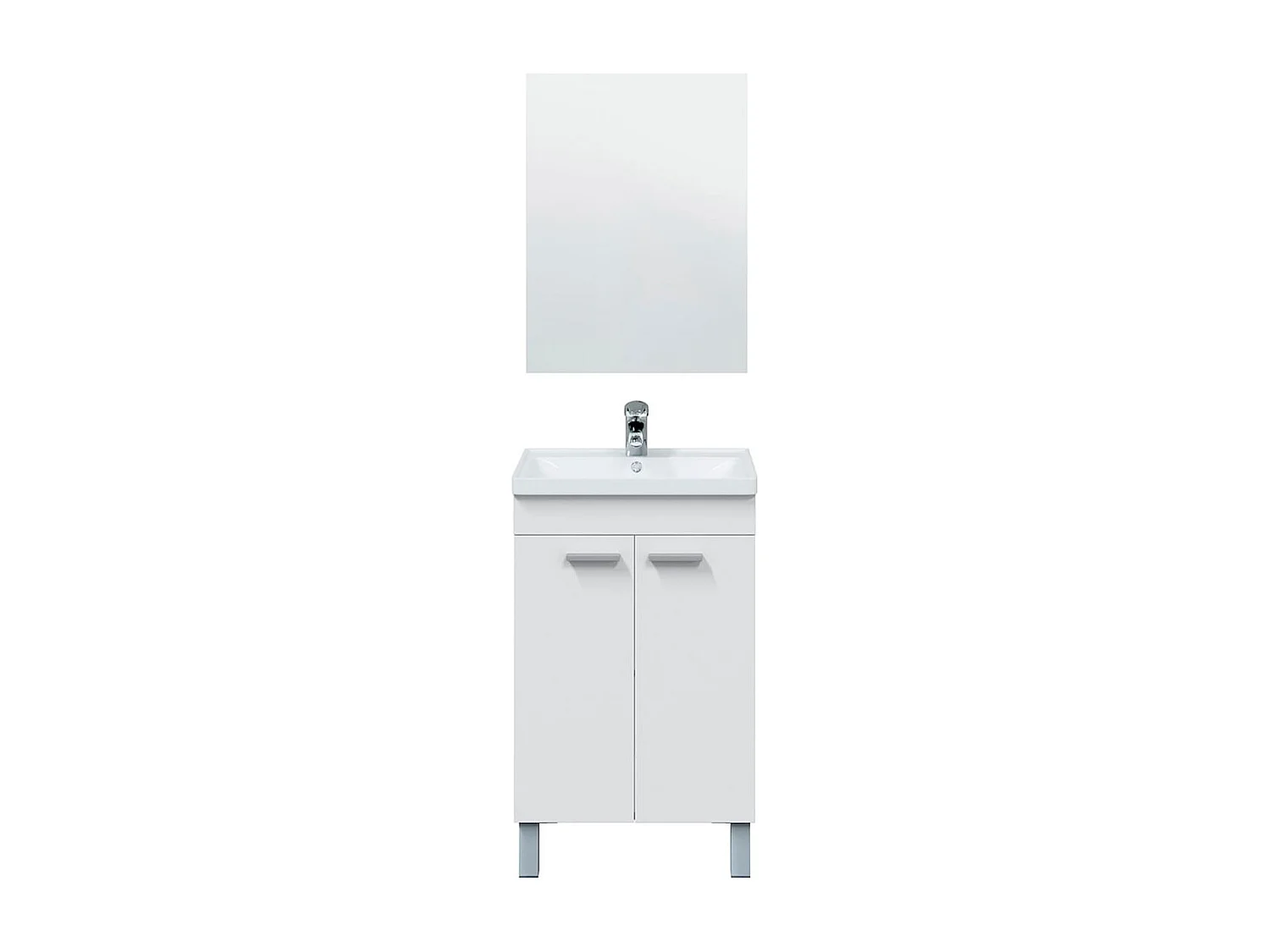 Mueble de baño con lavabo y espejo Koncept