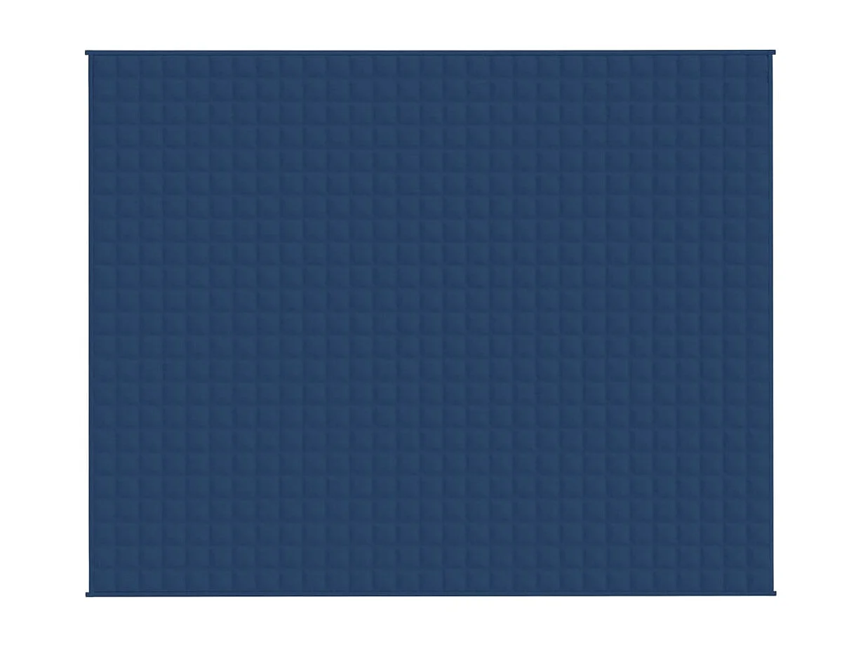 Couverture lestée Bleu 235x290 15 kg Tissu