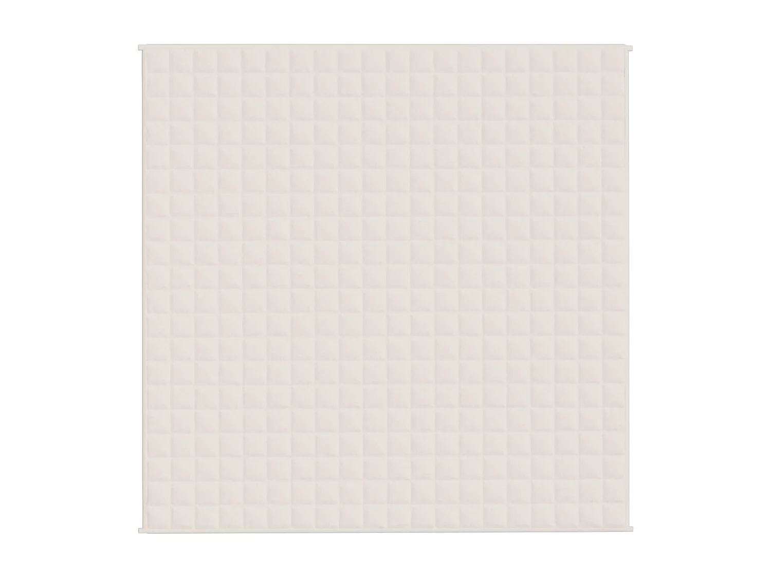 Couverture lestée Crème clair 200x200 13 kg Tissu