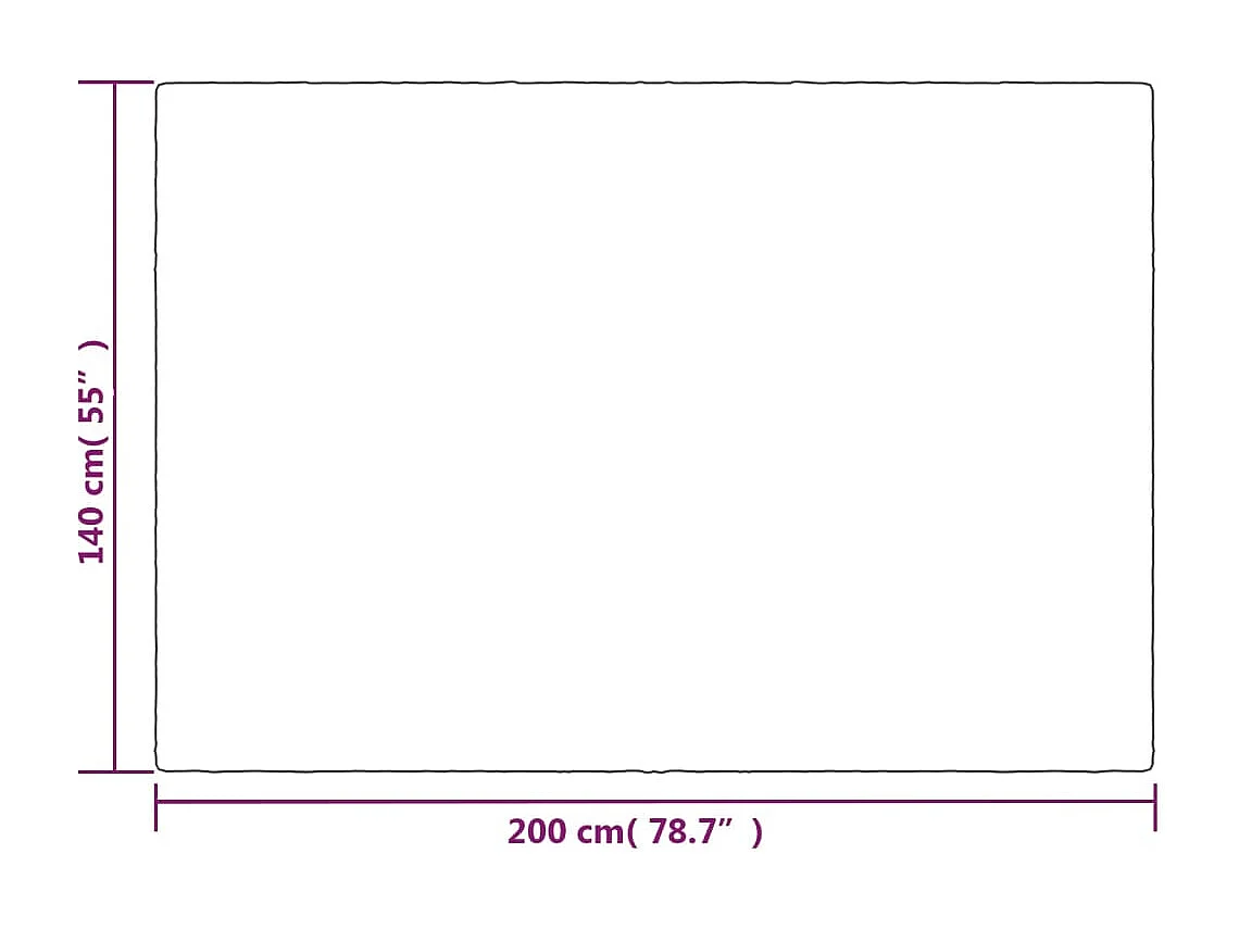Couverture lestée avec housse Gris 140x200 6 kg Tissu