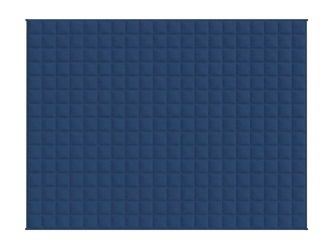 Couverture lestée Bleu 150x200 7 kg Tissu