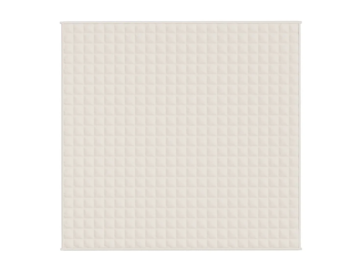 Couverture lestée Crème clair 220x240 15 kg Tissu