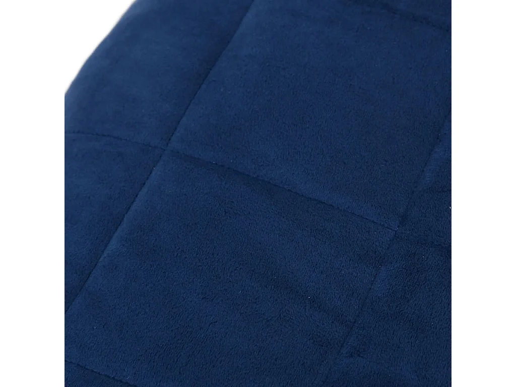 Couverture lestée Bleu 200x225 9 kg Tissu