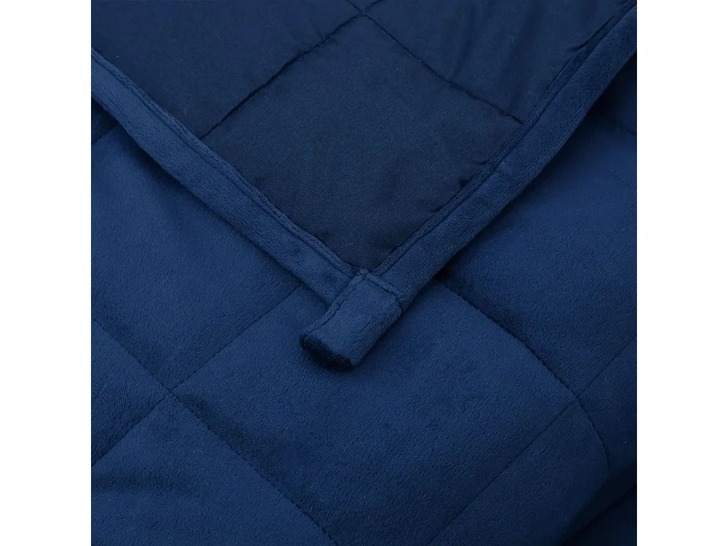 Couverture lestée Bleu 200x225 9 kg Tissu