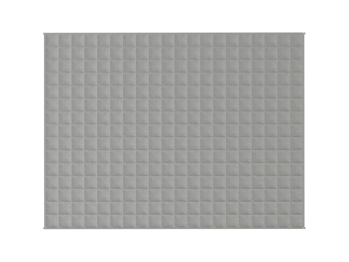 Couverture lestée Gris 150x200 7 kg Tissu