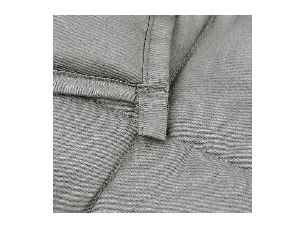 Couverture lestée Gris 150x200 7 kg Tissu