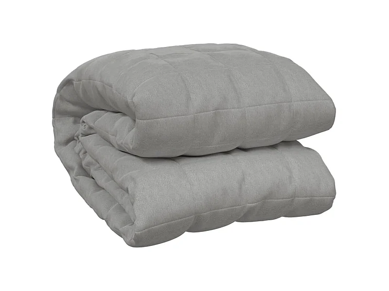 Couverture lestée Gris 135x200 6 kg Tissu