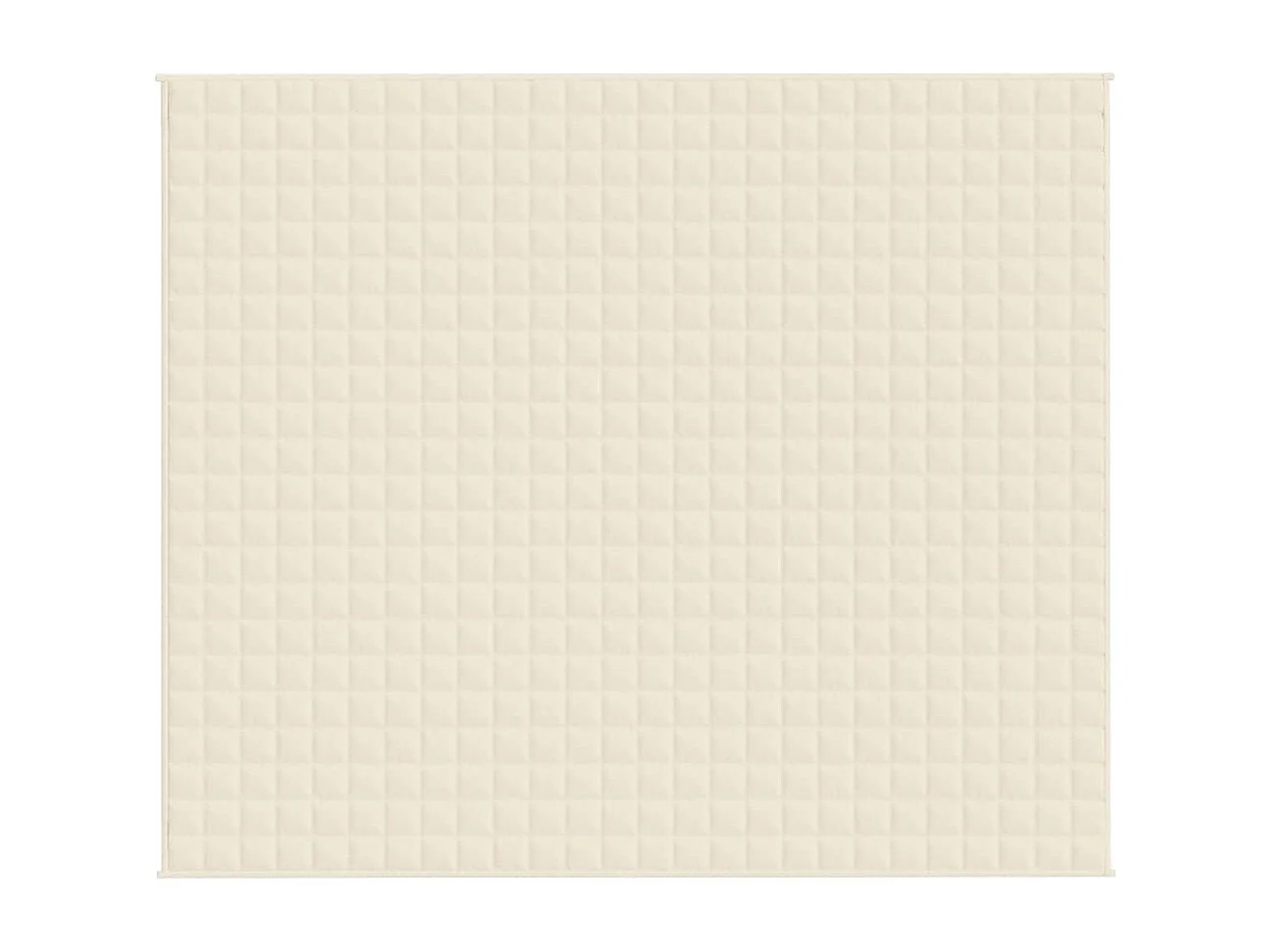 Couverture lestée Crème clair 220x260 15 kg Tissu