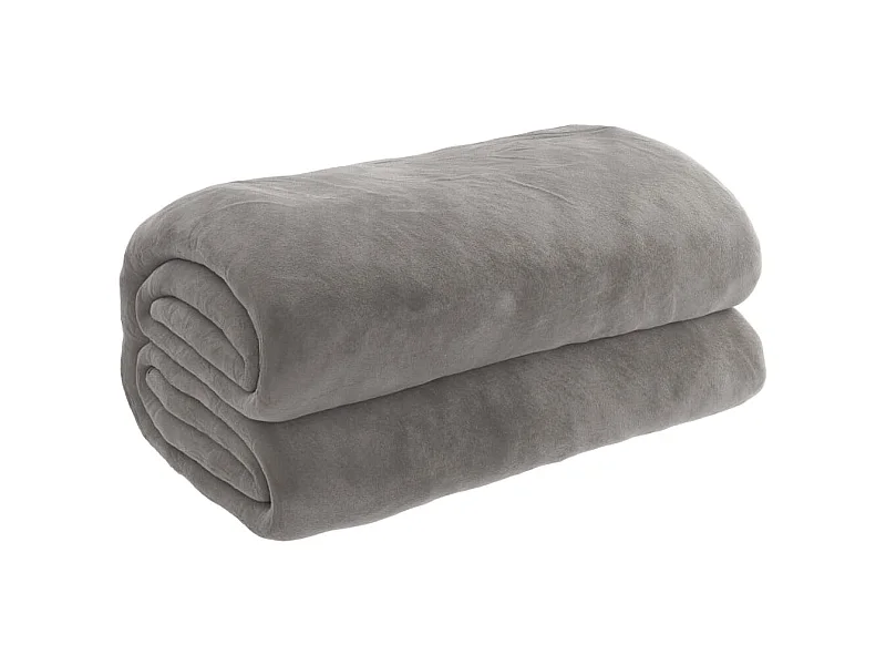 Couverture lestée avec housse Gris 155x220 7 kg Tissu
