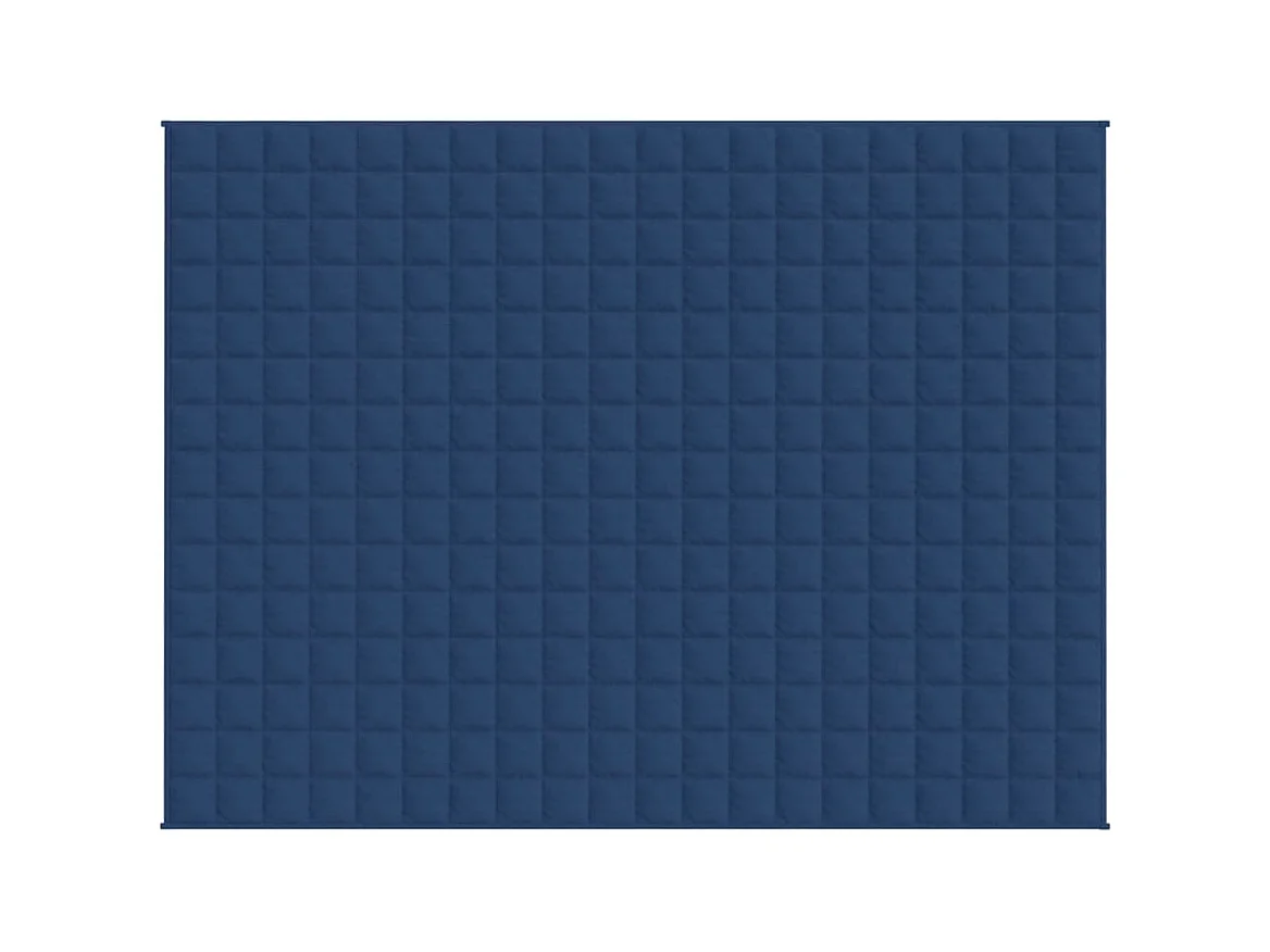 Couverture lestée Bleu 150x200 11 kg Tissu