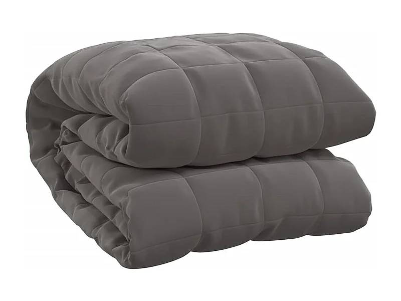 Couverture lestée Gris 155x220 11 kg Tissu