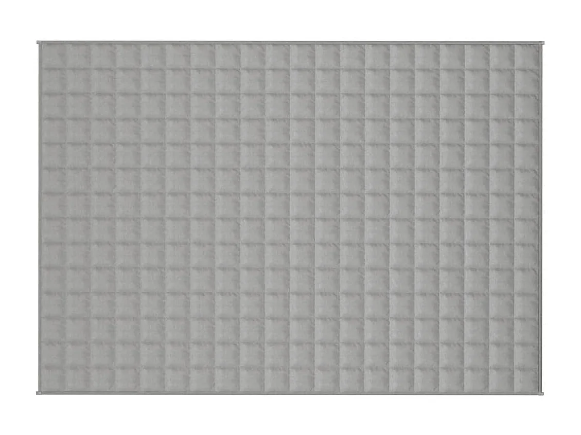 Couverture lestée Gris 137x200 6 kg Tissu