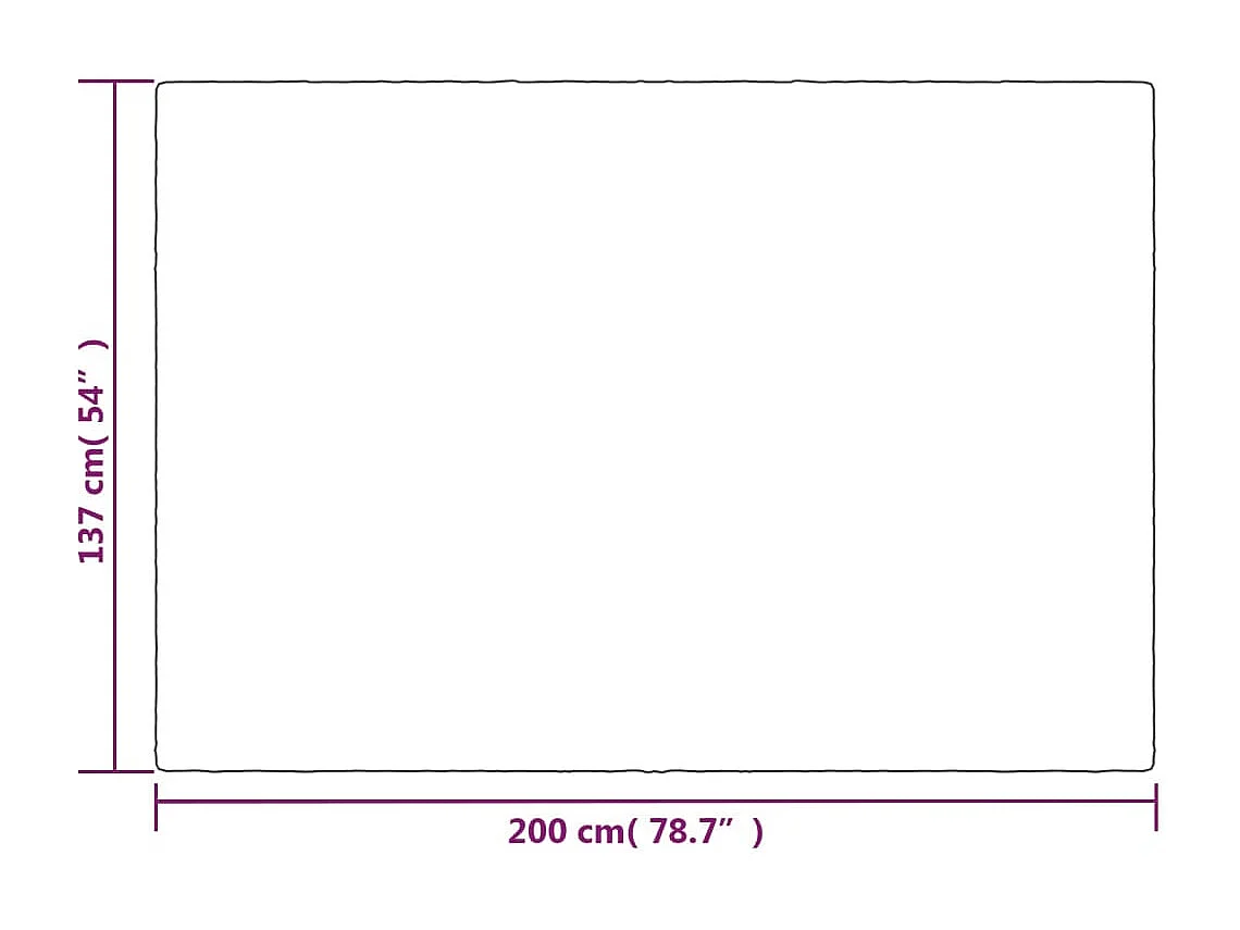 Couverture lestée avec housse Gris 137x200 6 kg Tissu