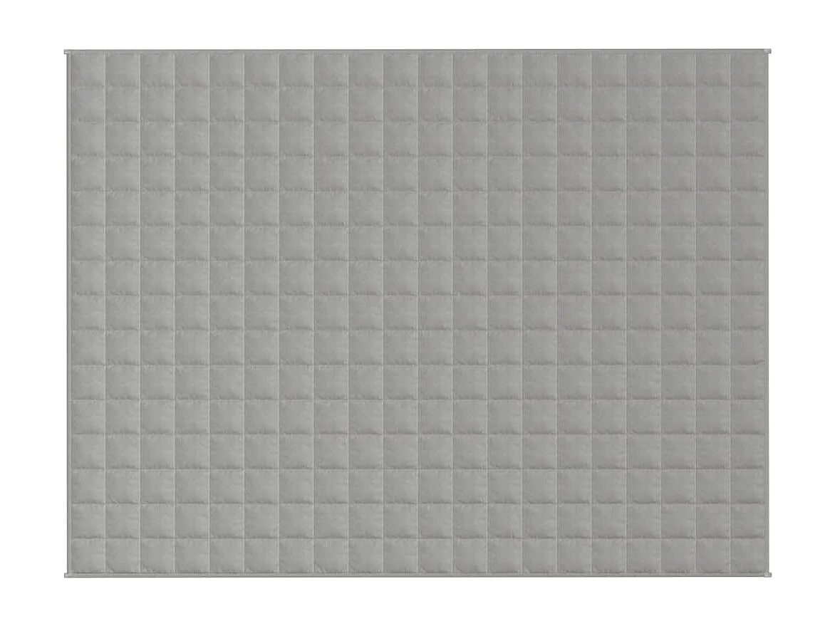 Couverture lestée Gris 152x203 7 kg Tissu