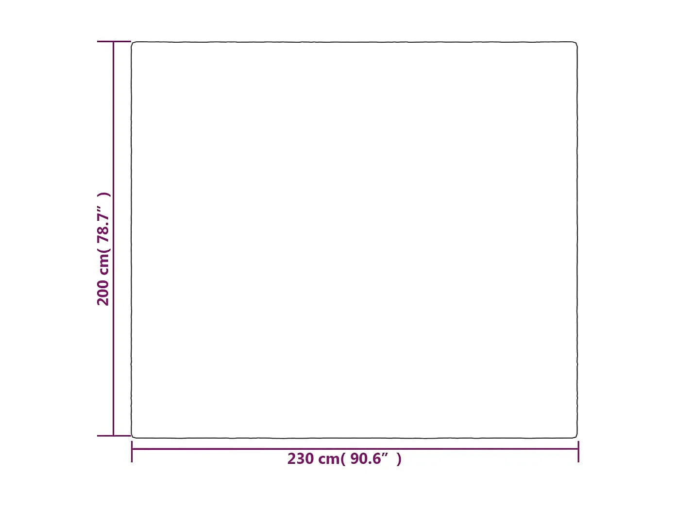 Verzwaringsdeken met hoes 200x230 cm 13 kg stof grijs
