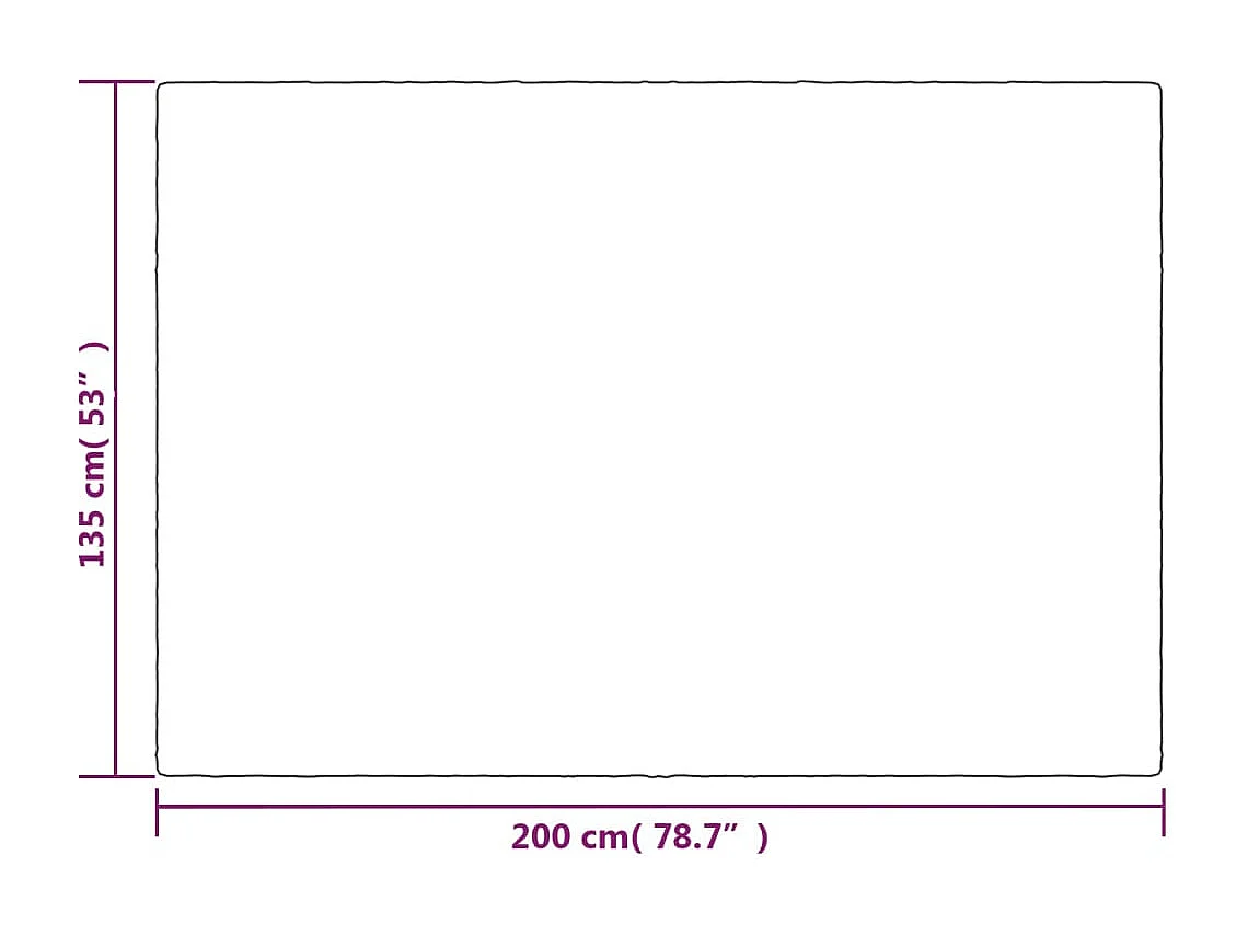 Couverture lestée avec housse Gris 135x200 10 kg Tissu