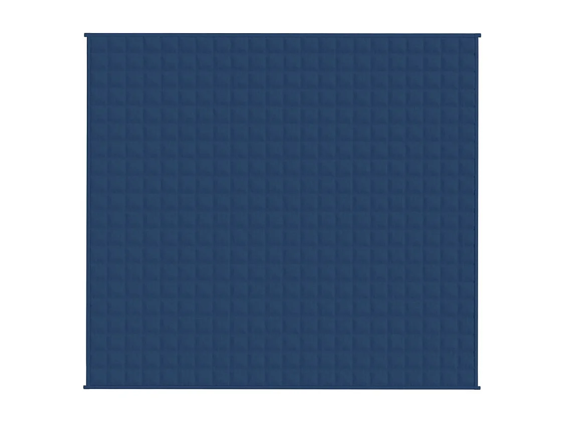 Couverture lestée Bleu 200x220 9 kg Tissu