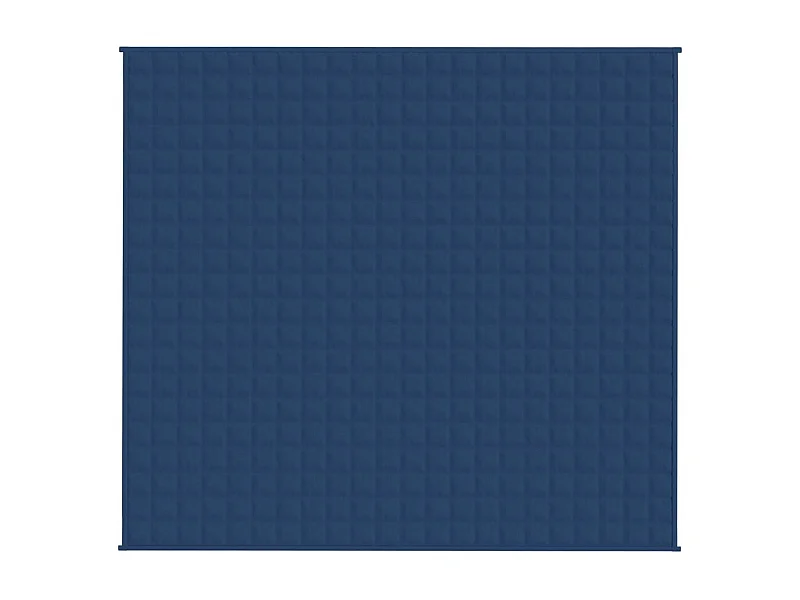 Couverture lestée Bleu 200x220 9 kg Tissu