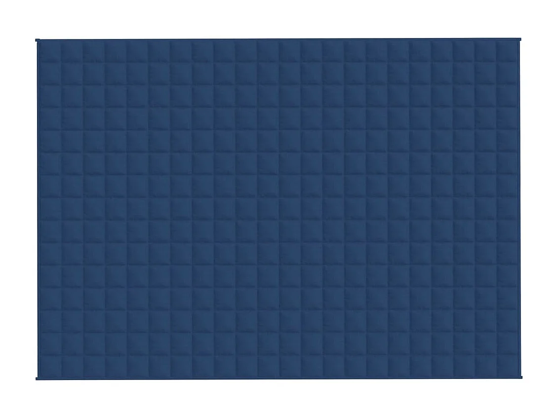 Couverture lestée Bleu 155x220 7 kg Tissu