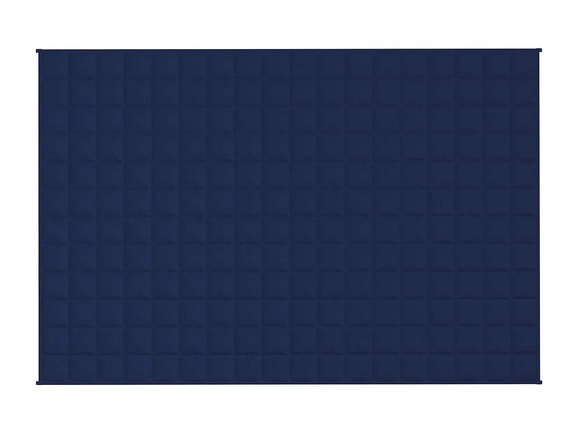 Couverture lestée Bleu 120x180 9 kg Tissu