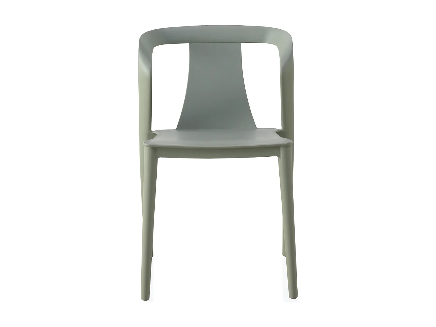 Lot de 4 chaises en PP pistache