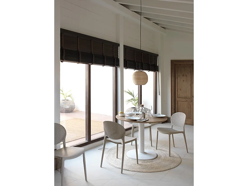 Set 4 sedie pp colore cammello