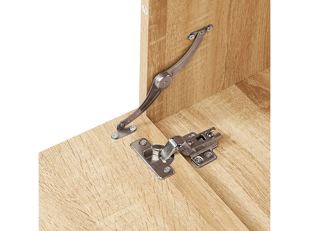 Ensemble de meubles salle de bain 6 pcs chêne bois d'ingénierie