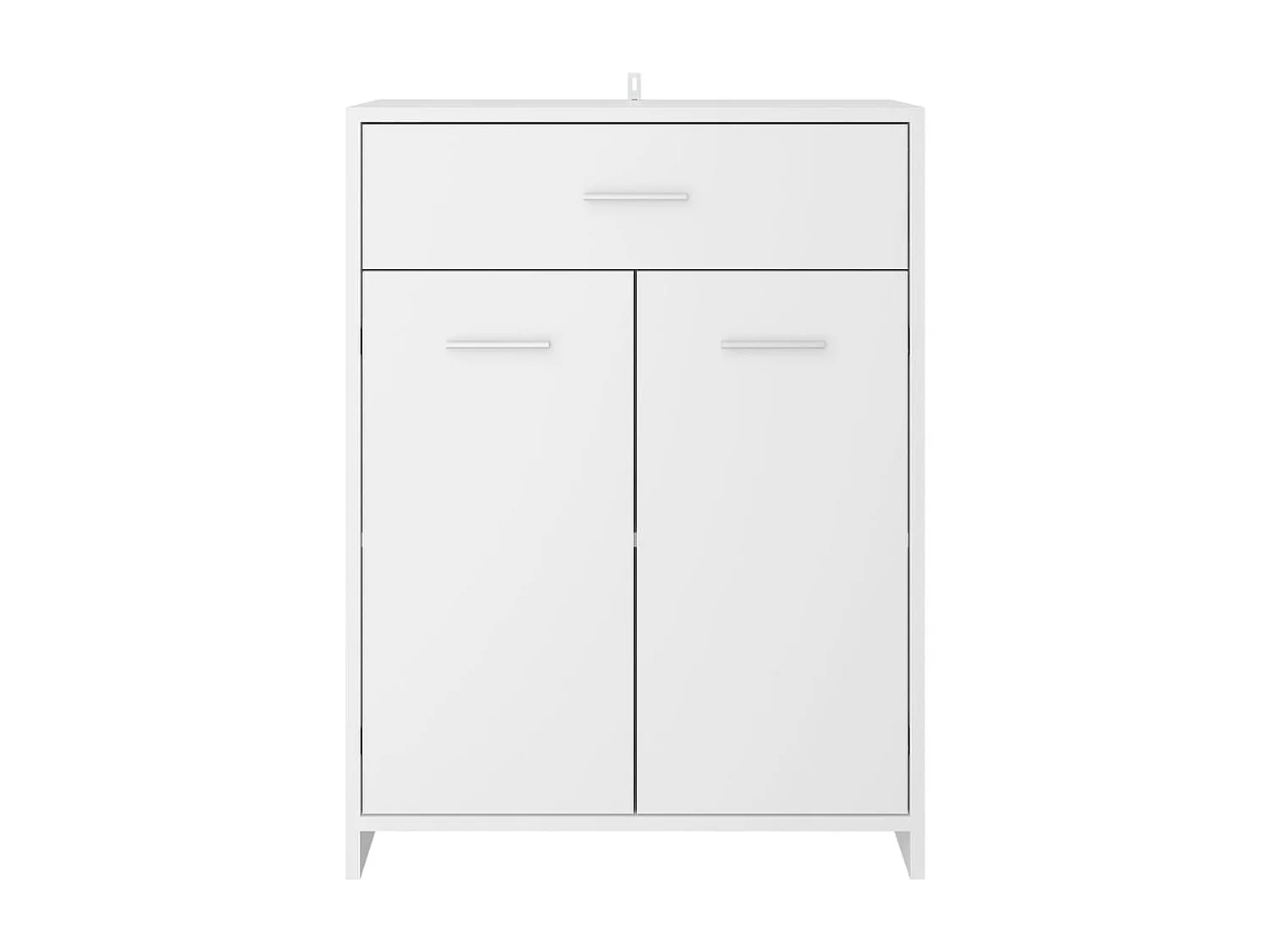 Ensemble de meubles de salle de bain 4 pcs Blanc 3